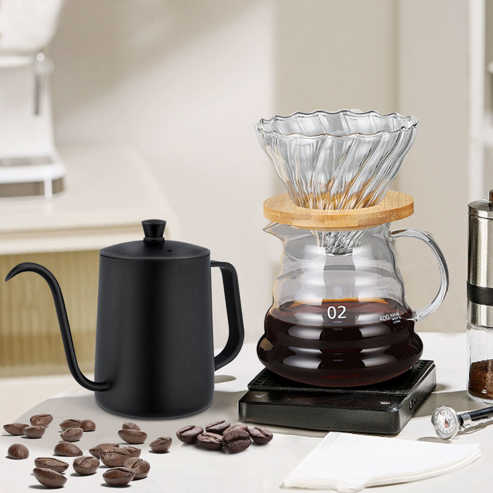 Coffee Equipment Espresso - طقم تقطير القهوة مع وعاء زجاجي