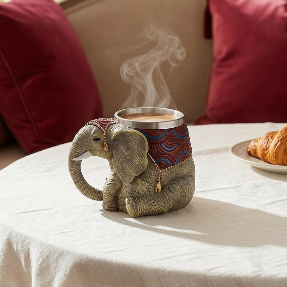 Coffee Equipment Eu - كوب قهوة على شكل فيل من