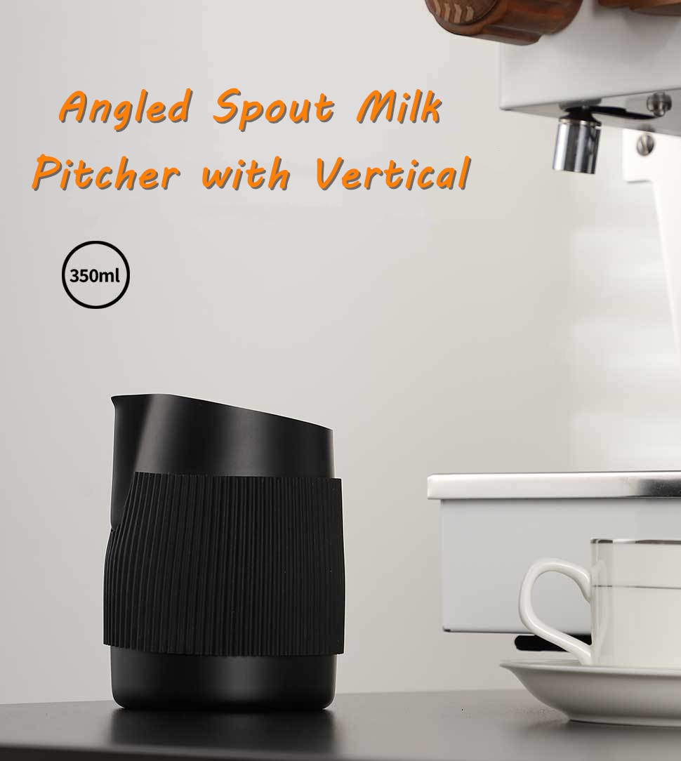 Milk Steaming Pitcher - إبريق رغوة الحليب بدون مقبض من