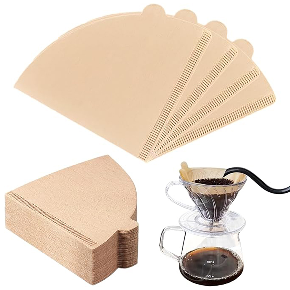 Coffee Equipment Cleaner - ورق ترشيح قهوة على شكل حرف