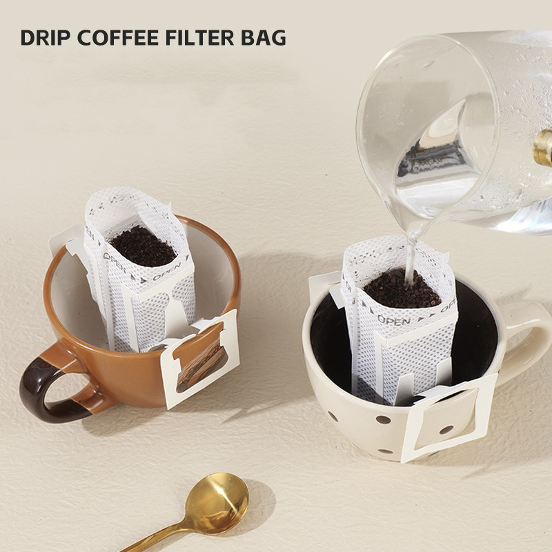 Coffee Equipment Cleaner - 50 قطعة/كيس أكياس فلتر قهوة سميكة