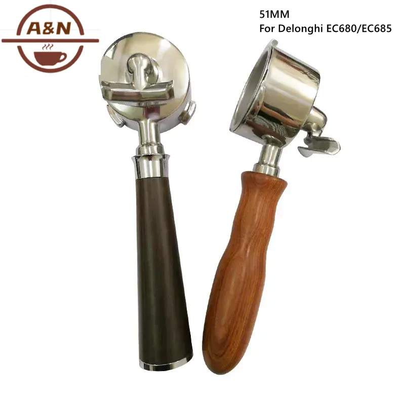 Coffee Equipment Espresso - حامل فلتر قهوة مزدوج الفوهة 51