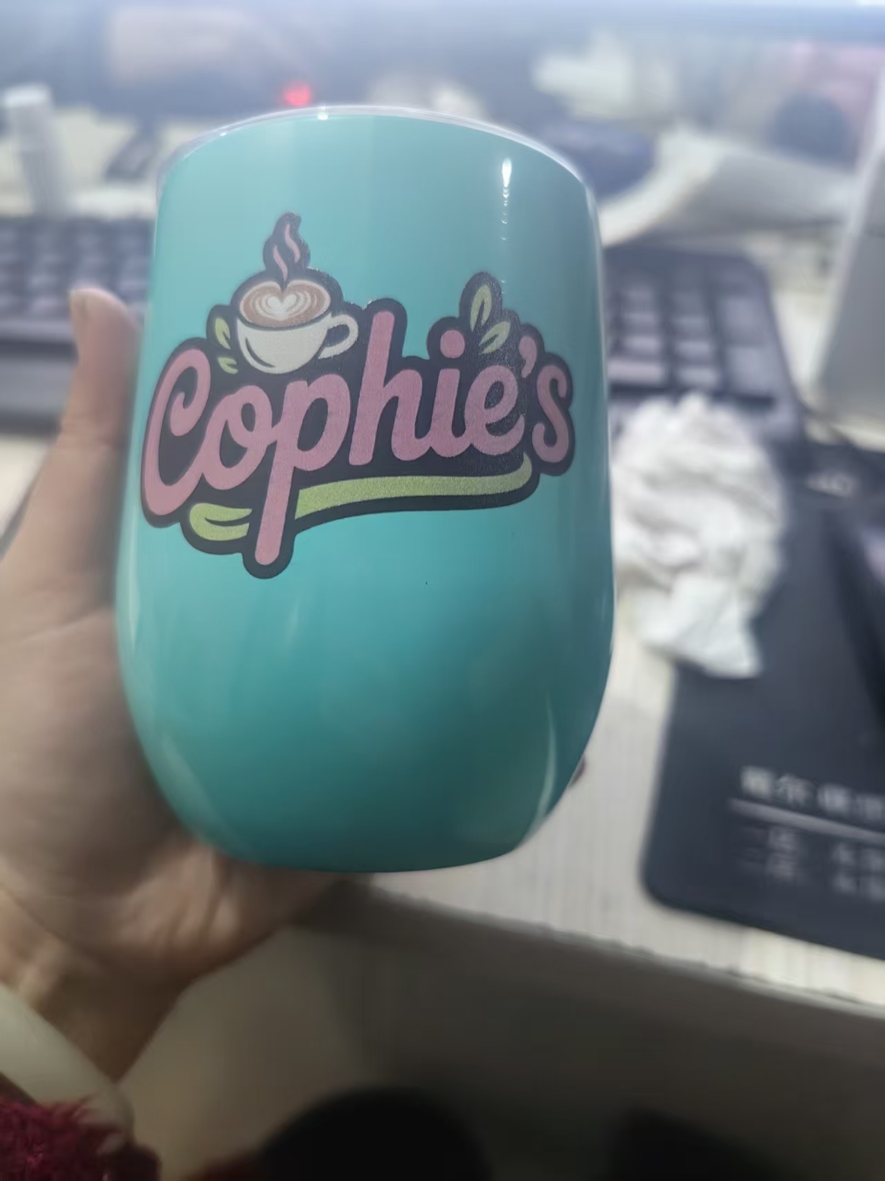 Coffee Equipment Eu - 12oz البيض القدح السفر القهوة القدح