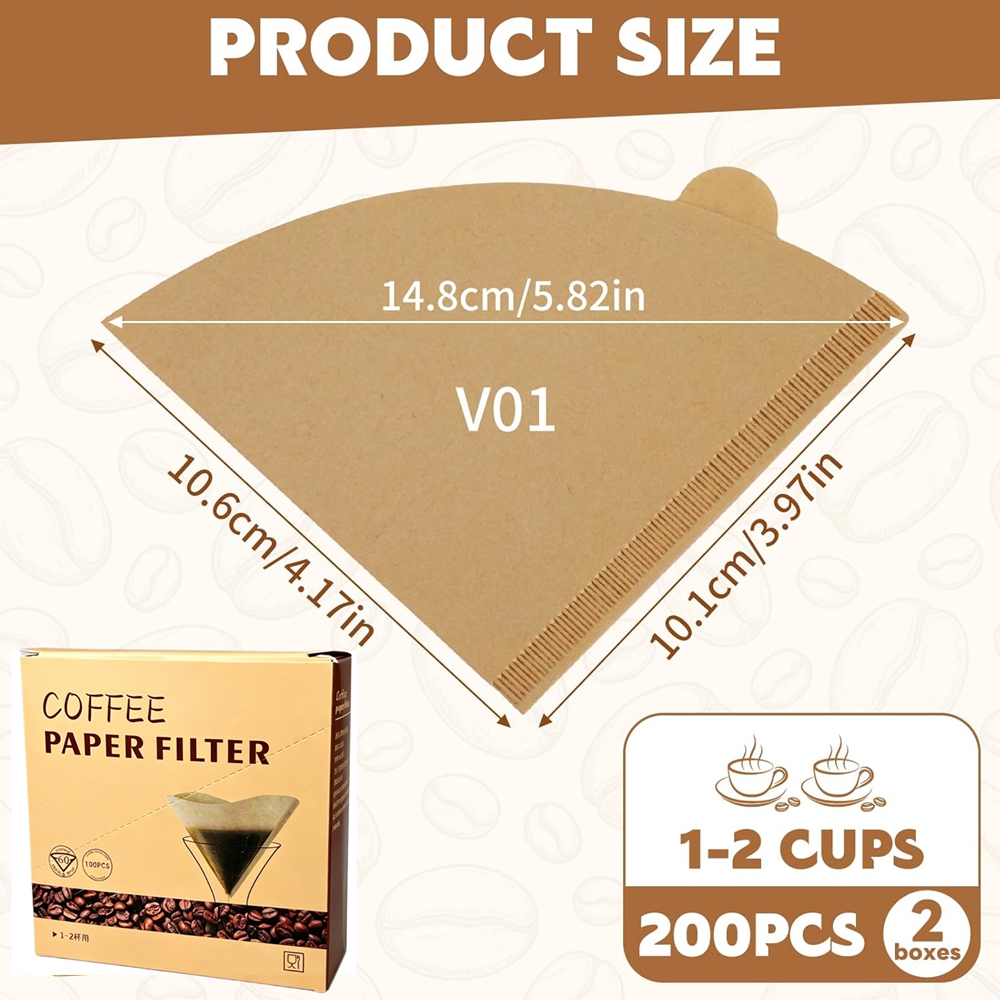 فلاتر قهوة مخروطية الشكل، 200  - مراجعة Coffee Equipment Cleaner وسعره