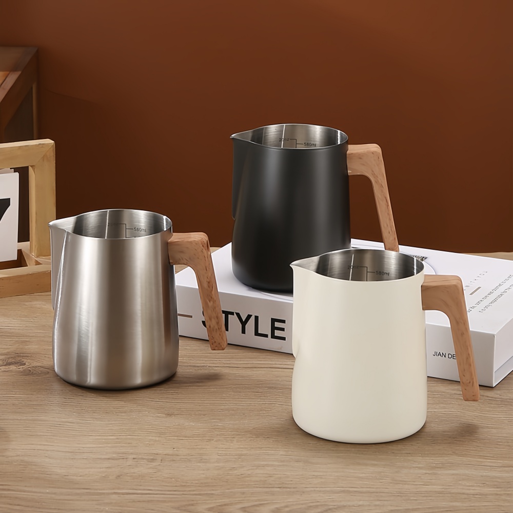 إبريق مزبد حليب القهوة 304 من  - مراجعة Milk Steaming Pitcher وسعره