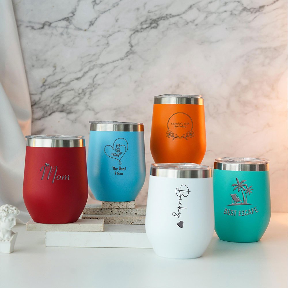 كوب نبيذ من الفولاذ المقاوم لل - مراجعة Coffee Equipment Eu وسعره