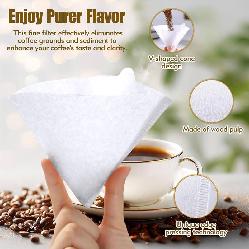 ورق ترشيح القهوة على شكل V بحج - مراجعة Coffee Equipment Cleaner وسعره