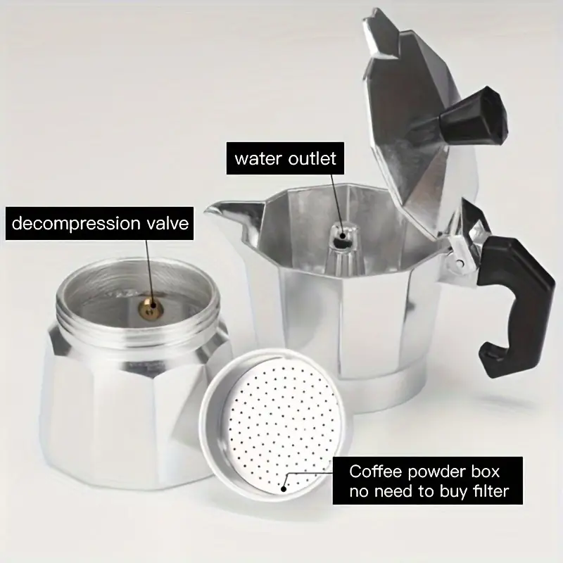 وعاء موكا كلاسيكي من الألومنيو - مراجعة Coffee Equipment Espresso وسعره