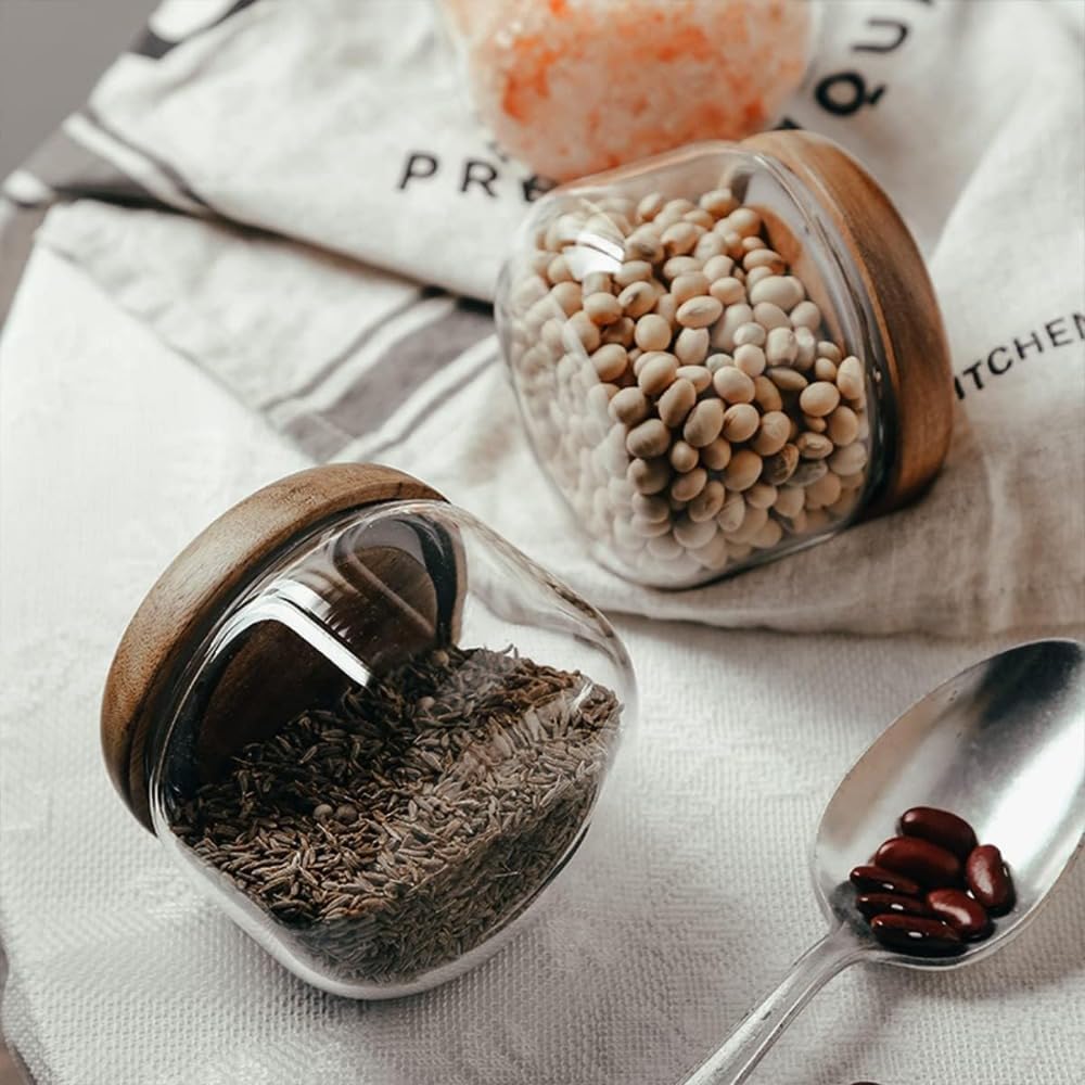 حاويات طعام زجاجية مع خشب - بر - مراجعة Coffee X وسعره