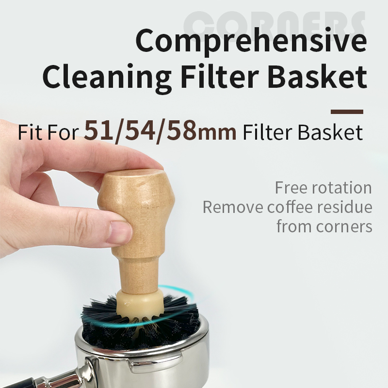 منظف فرشاة قهوة من الخشب الصلب - مراجعة Coffee Equipment Cleaner وسعره