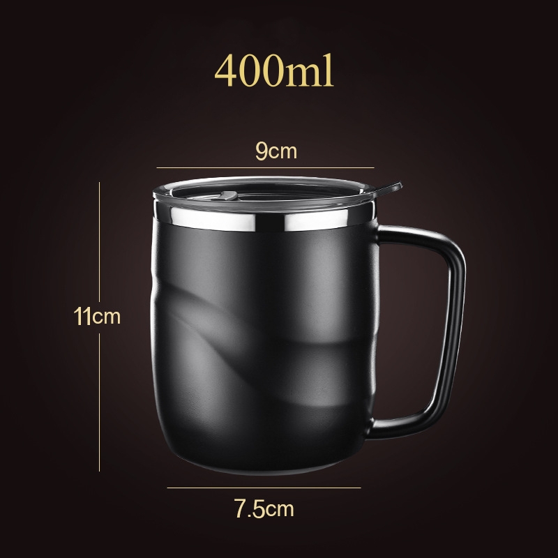 كوب قهوة معزول 400 مل مع غطاء  - مراجعة Coffee Equipment Eu وسعره